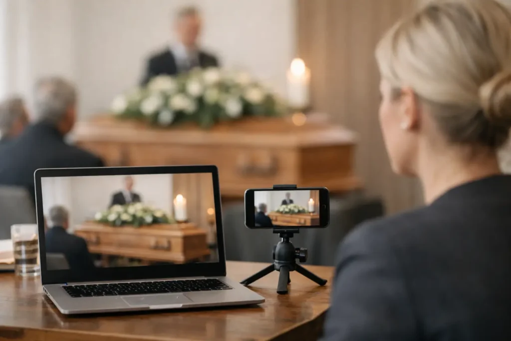 Uitvaart livestream regelen zonder extra onrust