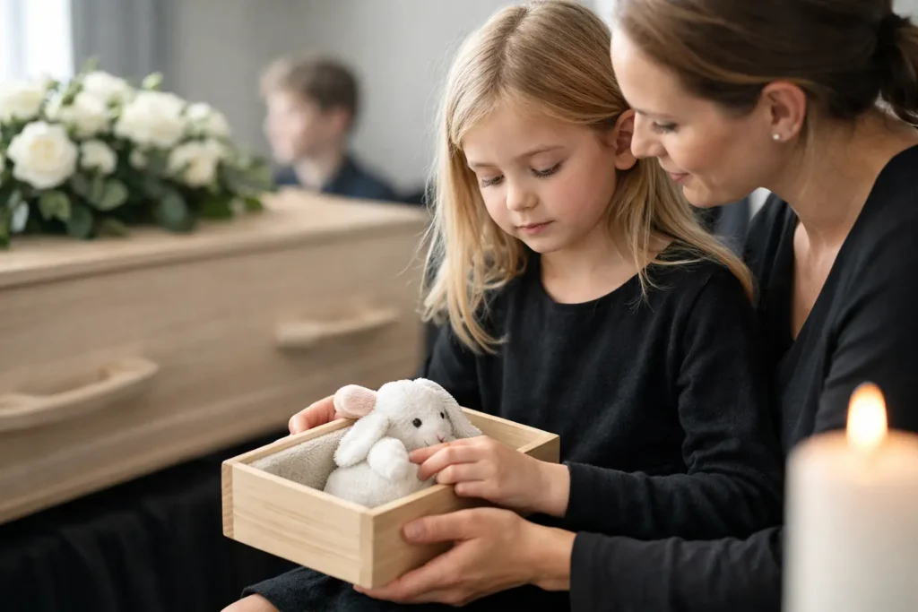 Kinderen betrekken bij afscheid met houvast