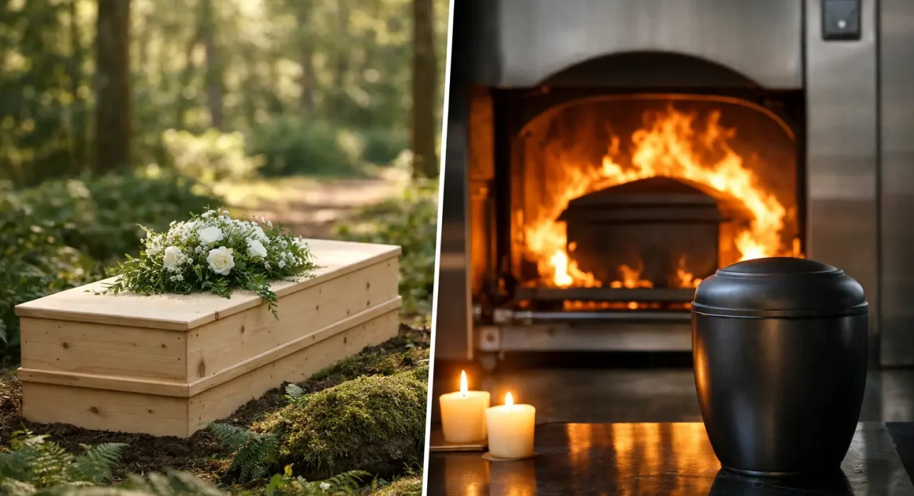 Natuurbegrafenis versus crematie: kosten vergelijken