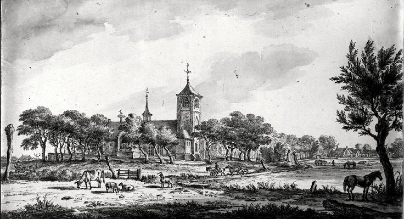 oegstgeest kerkje afbeelding 9e eeuw